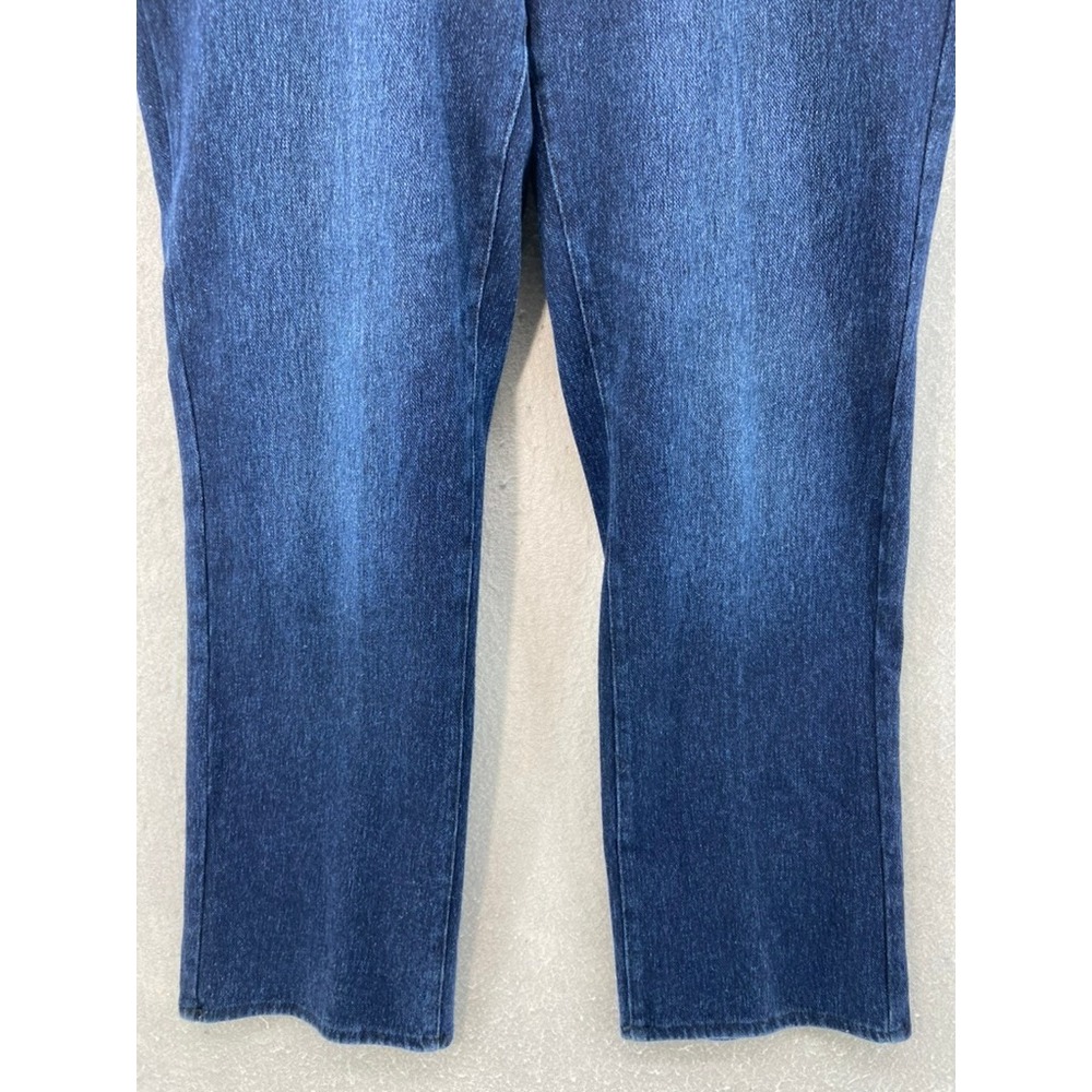 Coldwater Creek‎ Jeans Sz 14 Classic Fit Straight Leg Indigo Blue Stretch Staple - Picture 3 of 13